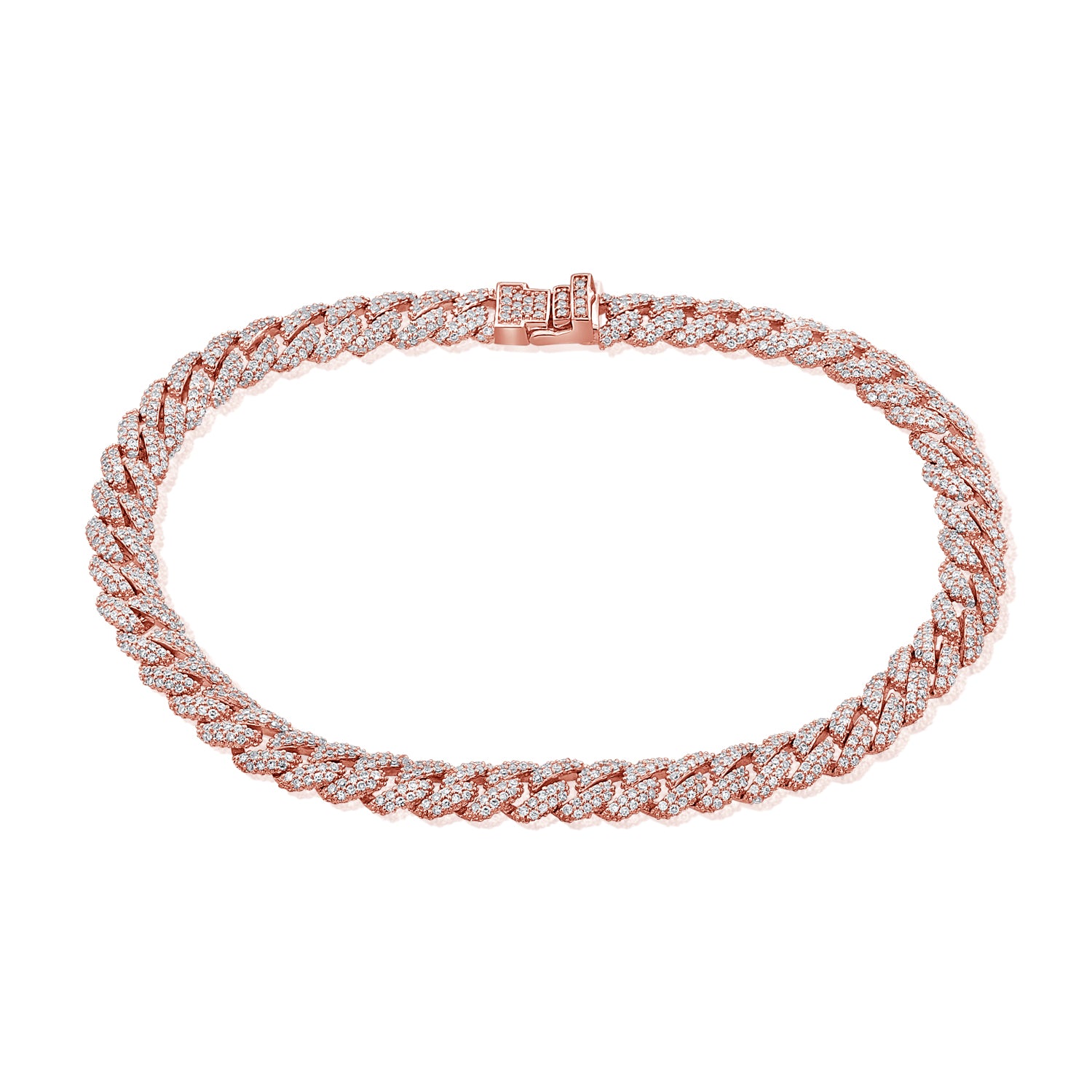 Medium Pave Link Bracelet