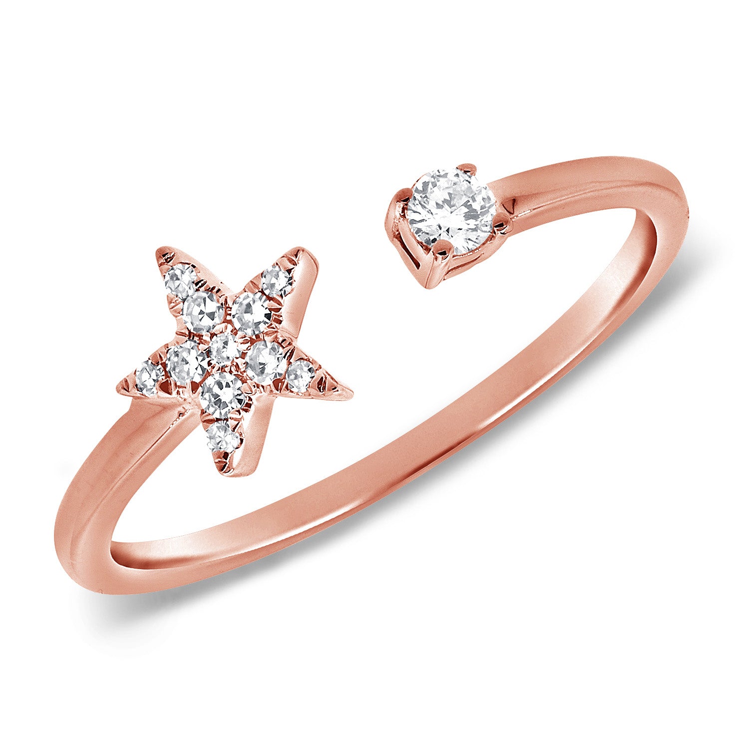 Star And Diamond Ring