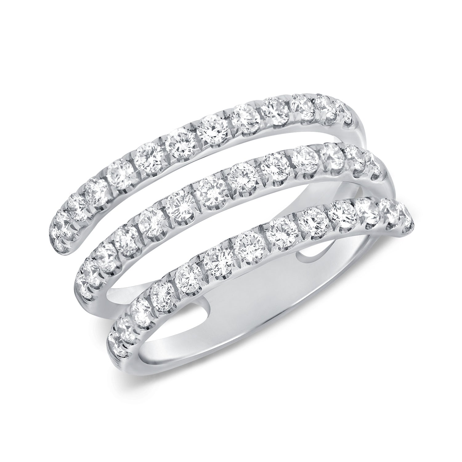 Diamond Pave Swirl Ring