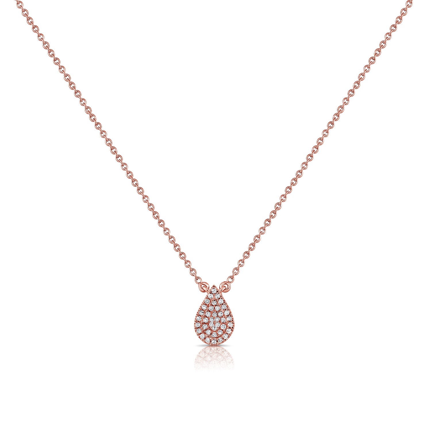 Pear Pave Necklace