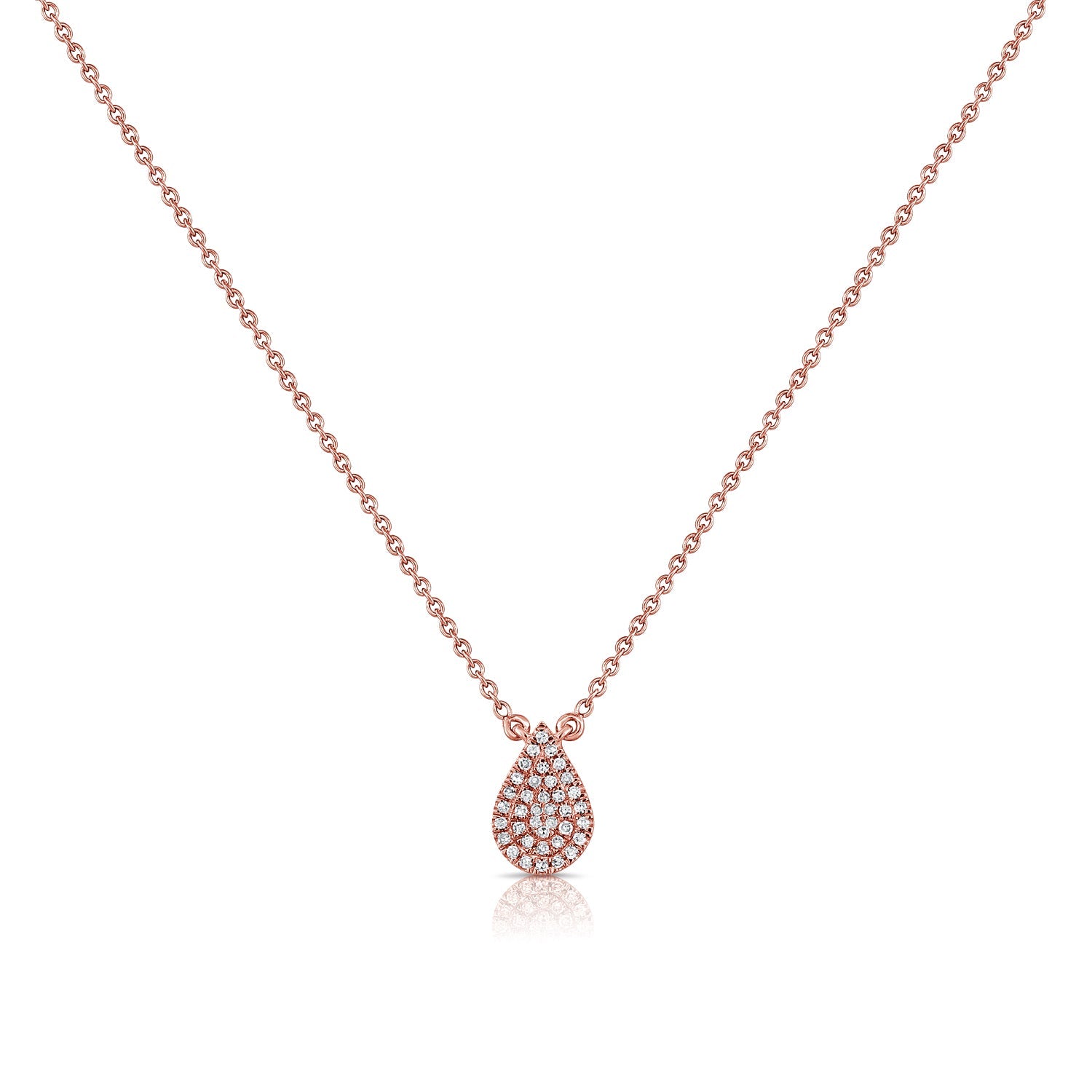 Pear Pave Necklace Juniors