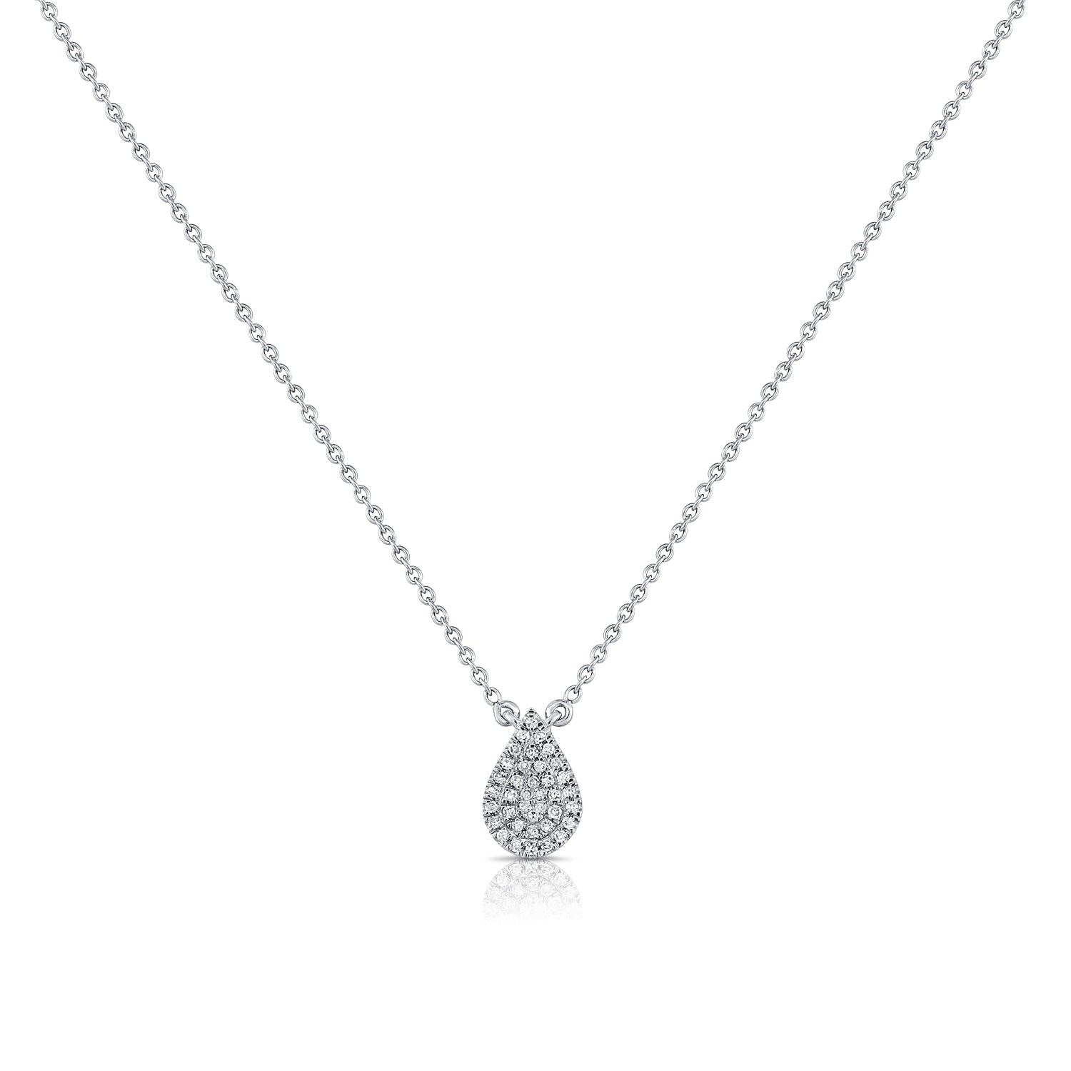 Pear Pave Necklace