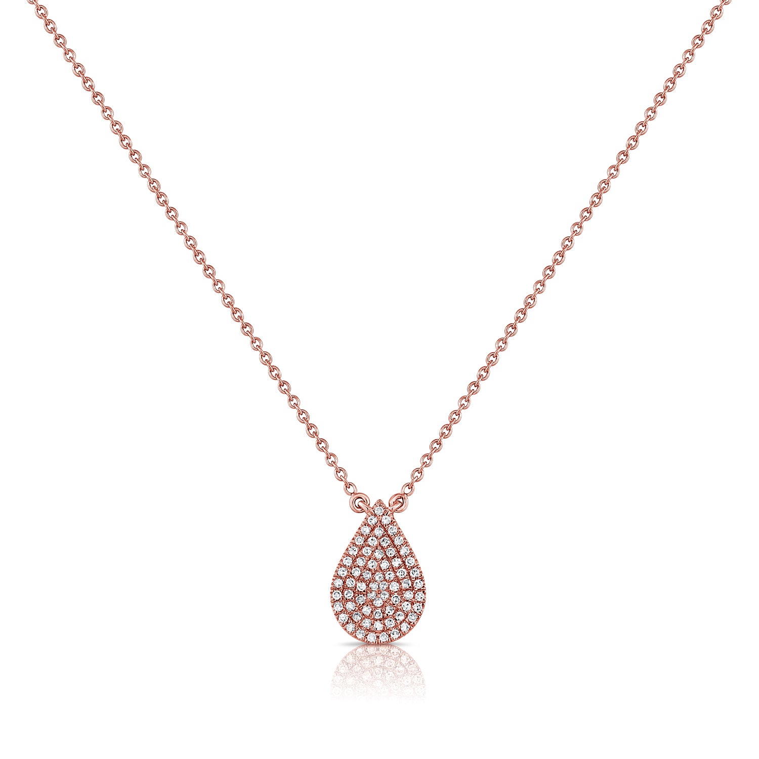 Pear Pave Necklace