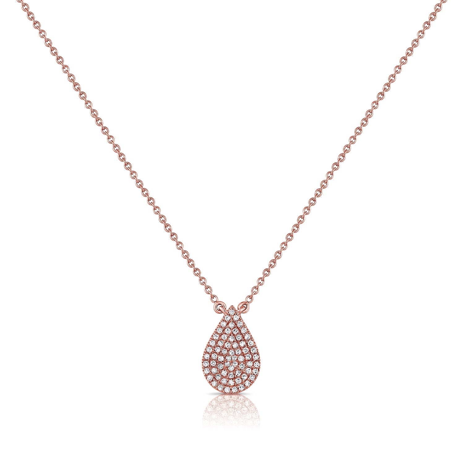 Pear Pave Necklace Juniors