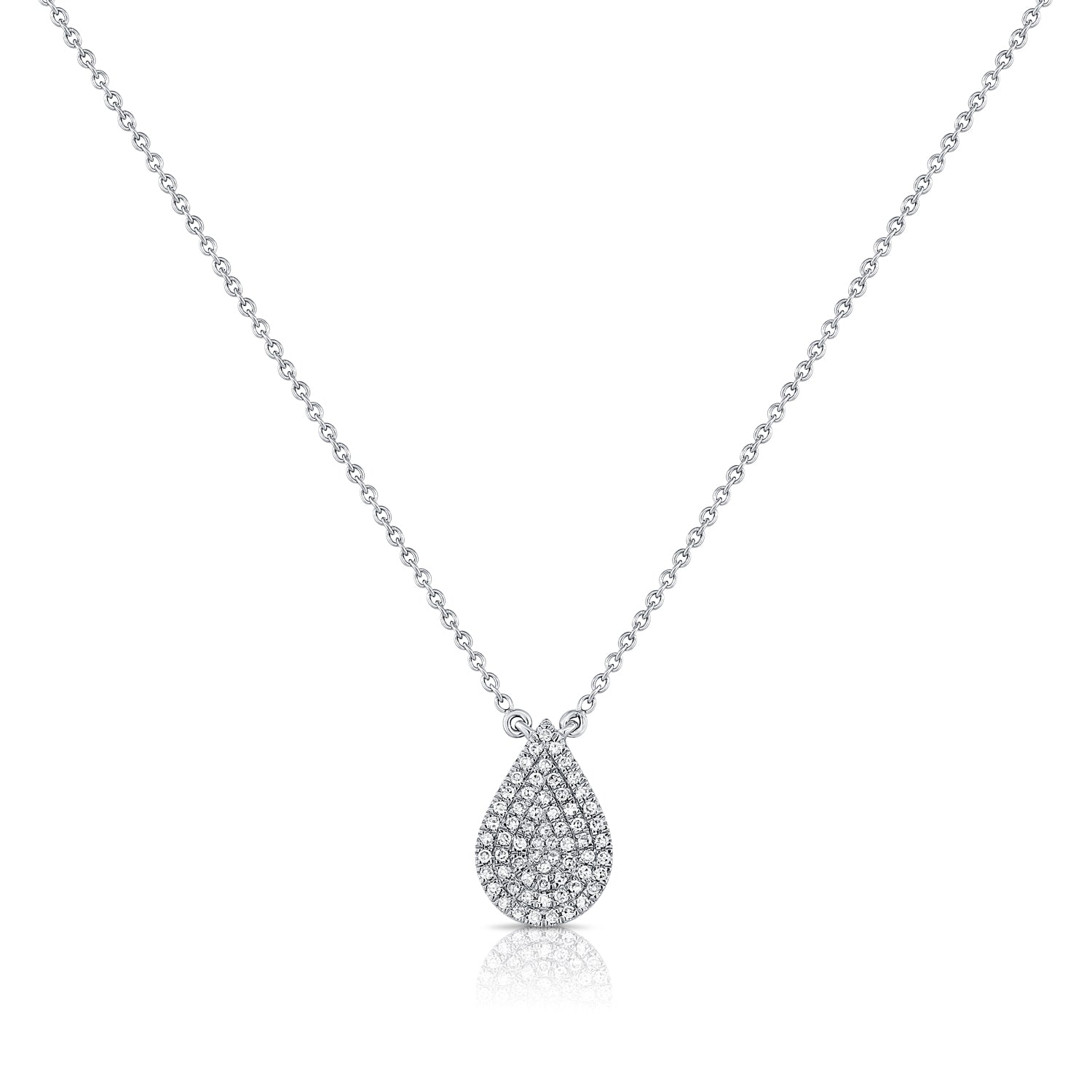 Pear Pave Necklace