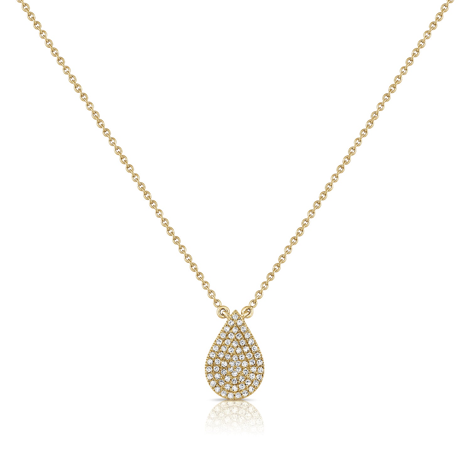 Pear Pave Necklace