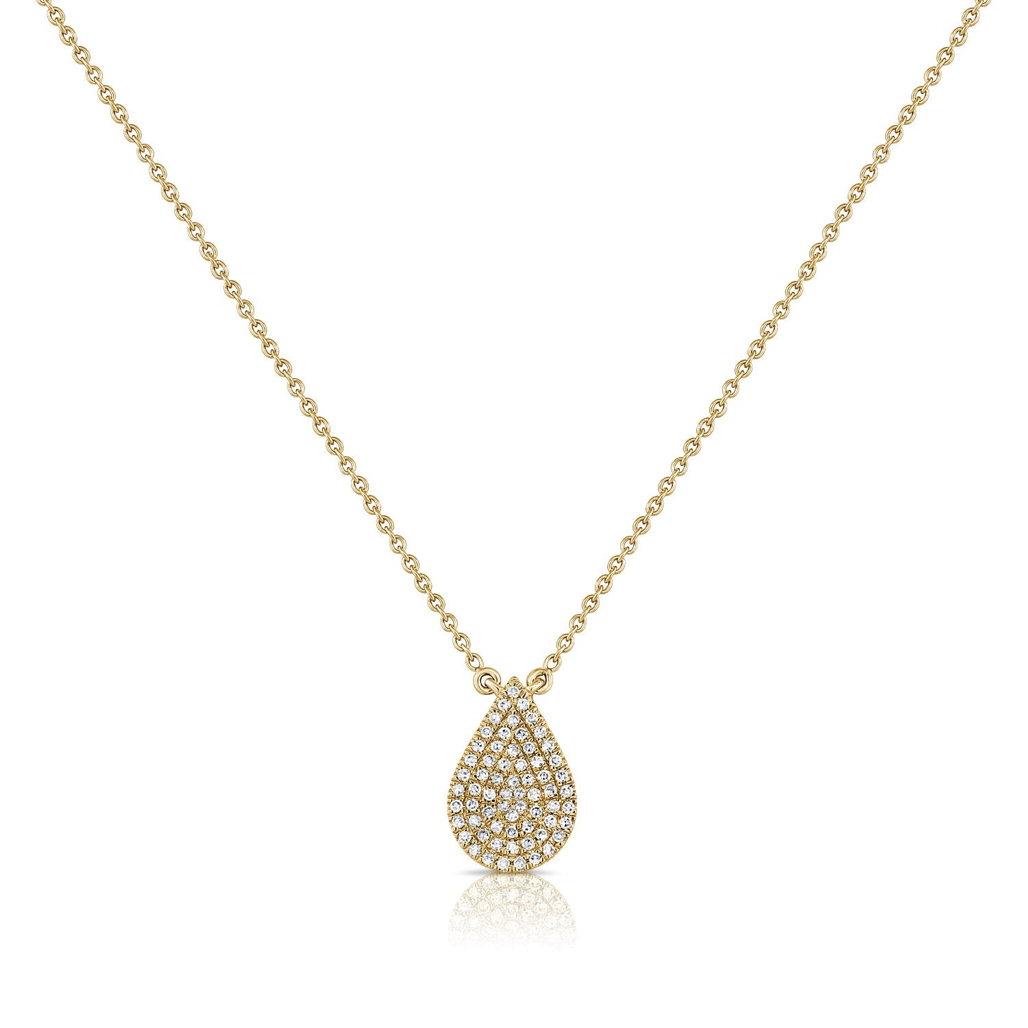 Pear Pave Necklace Juniors