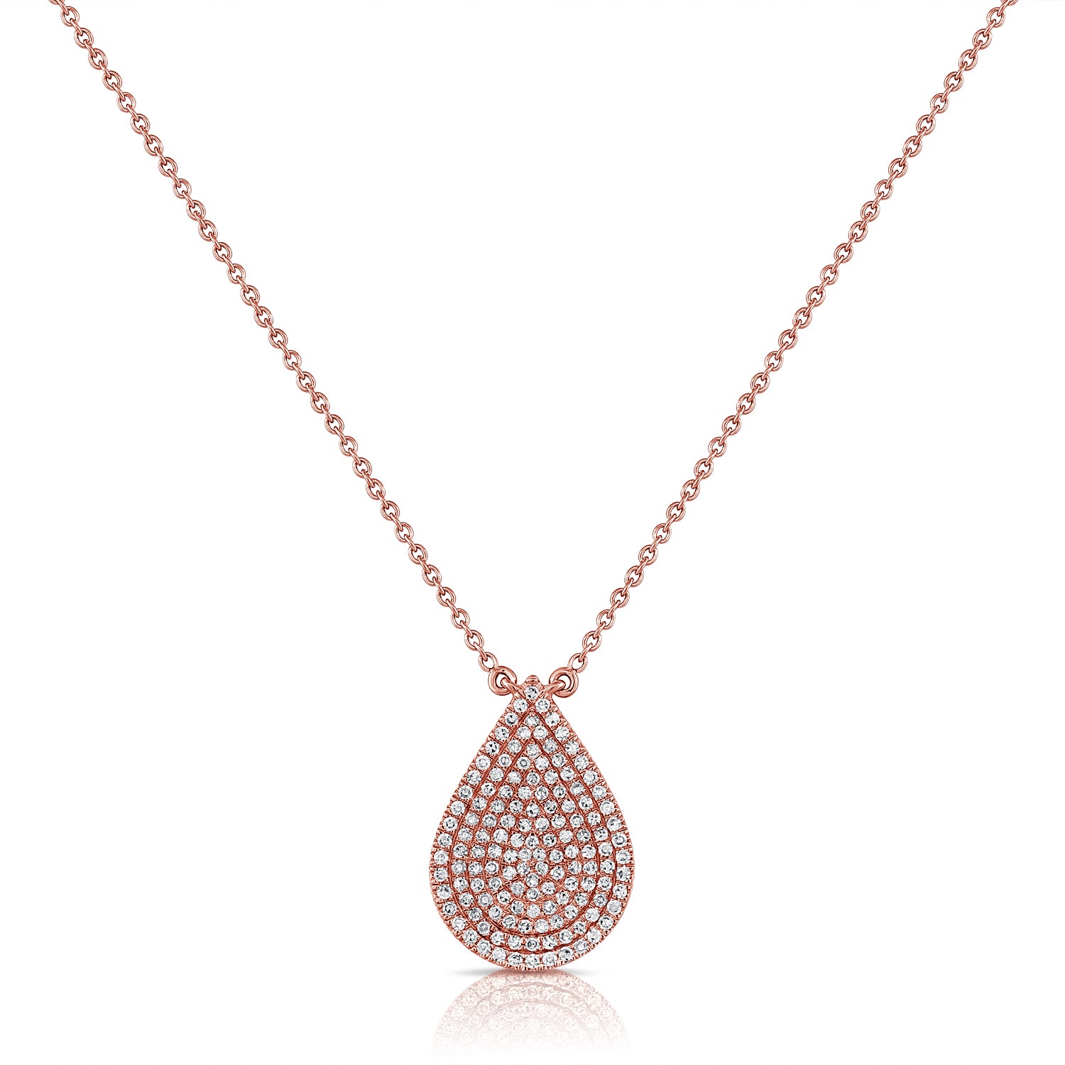 Pear Pave Necklace