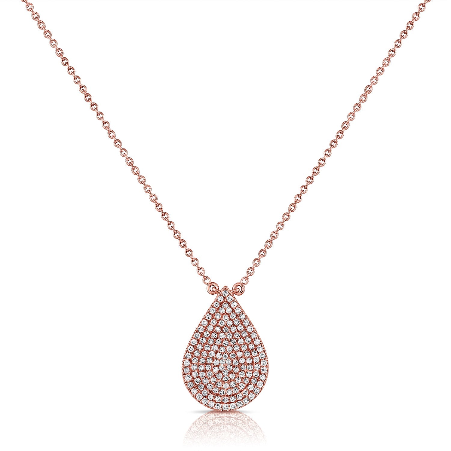 Pear Pave Necklace Juniors