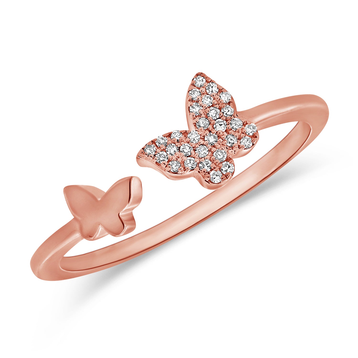 Two Butterfly Ring