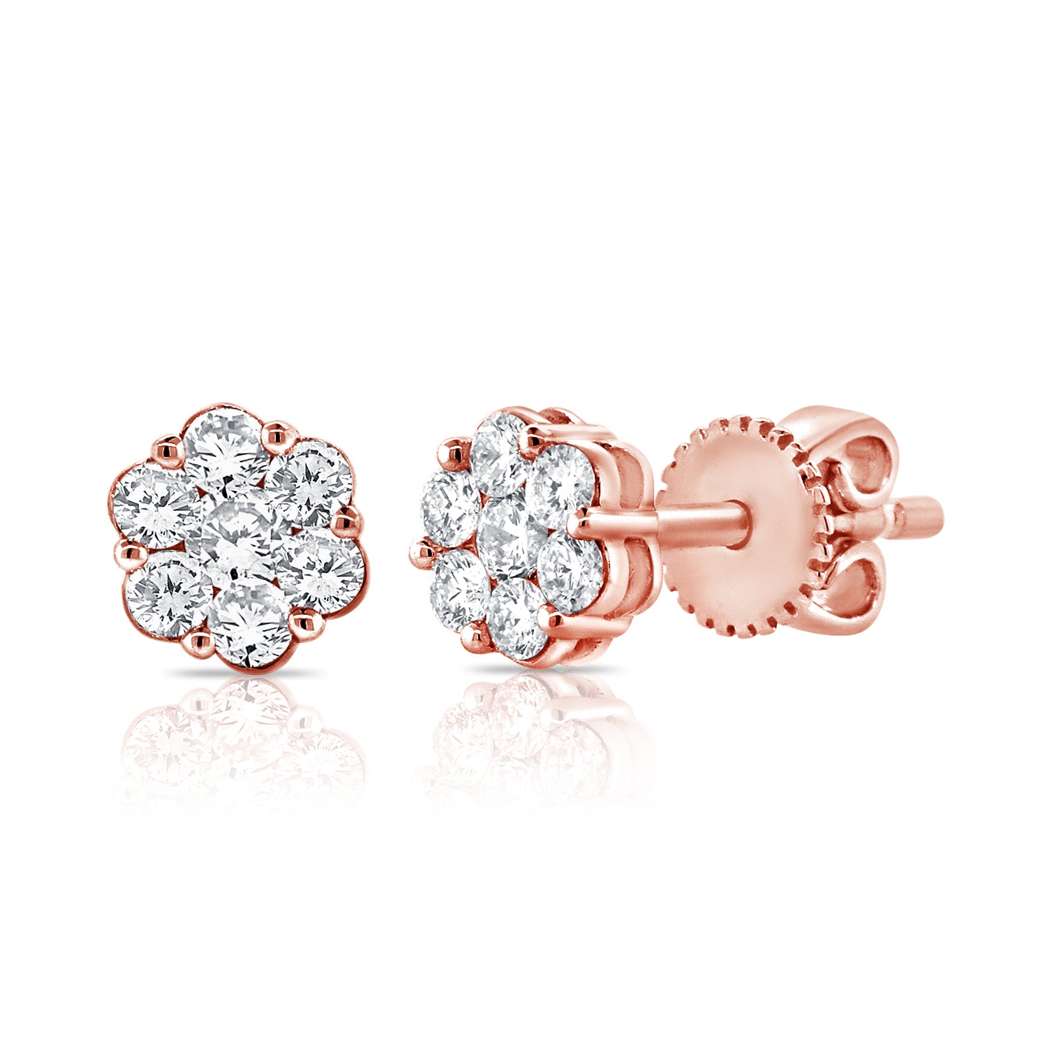 Medium Round Flower Studs