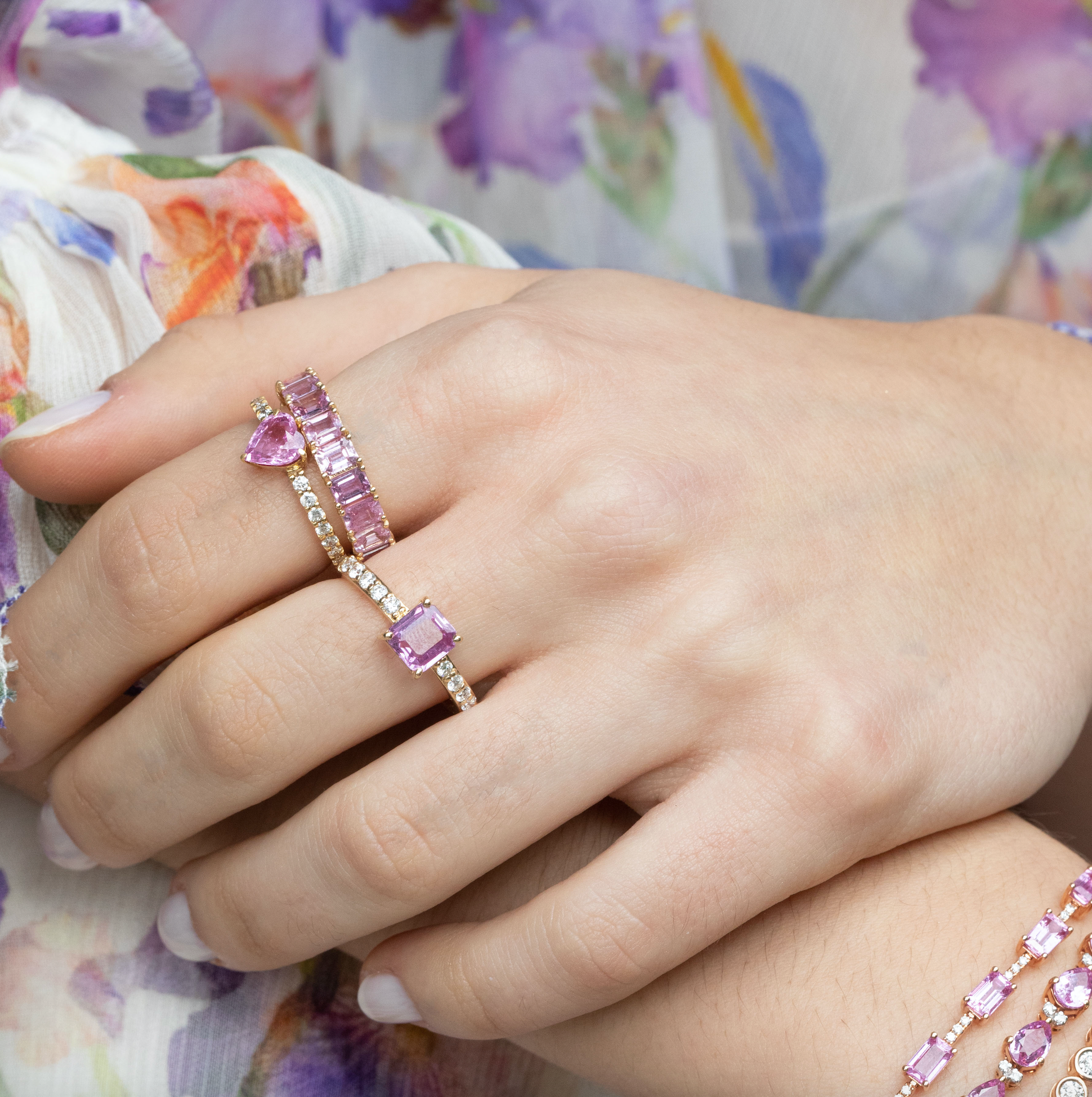 Emerald Cut Eternity Ring