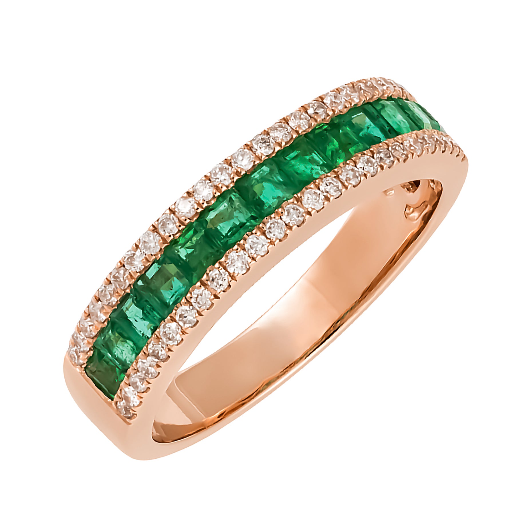 Gemstone Sandwich Ring