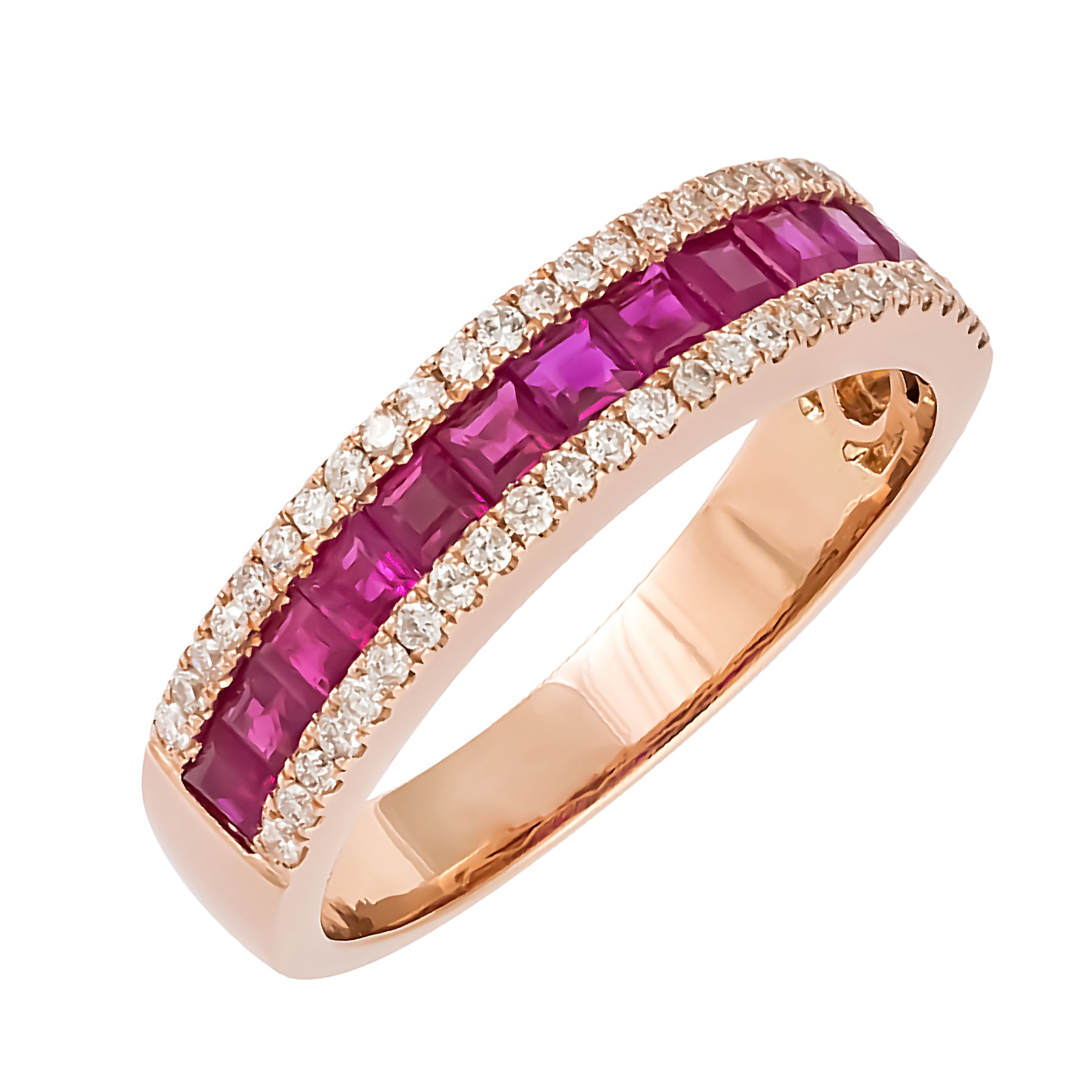 Gemstone Sandwich Ring