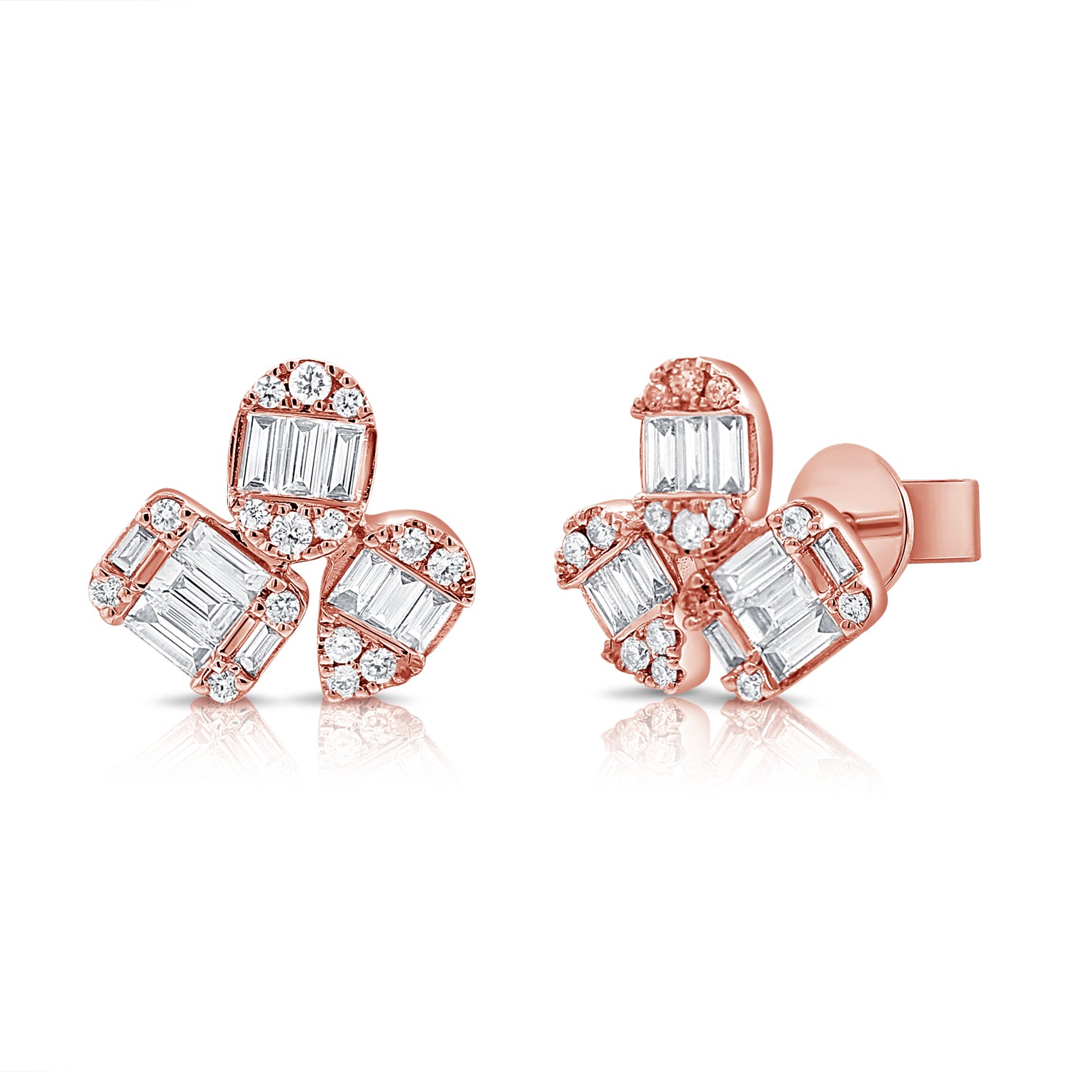 Multishape Illusion Diamond Studs