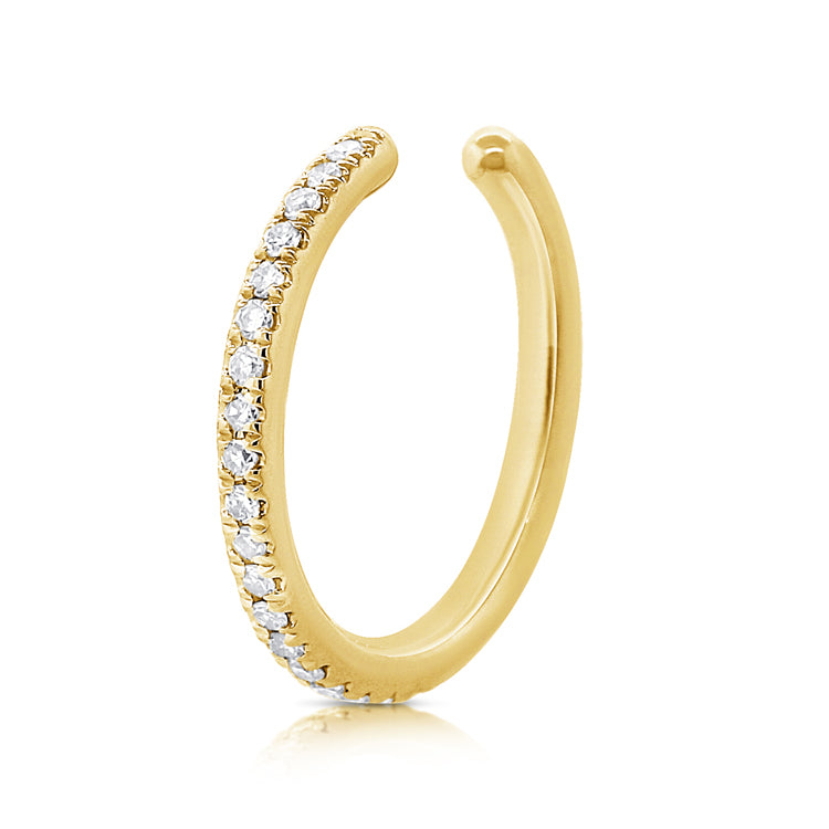 Diamond Single Pave Earcuff