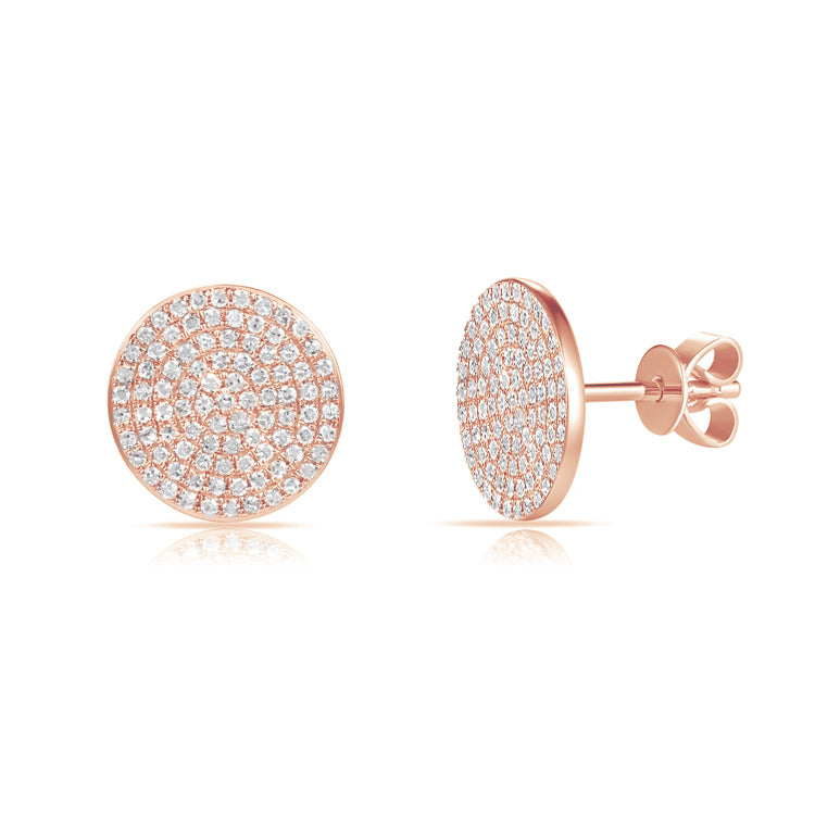 Round Pave Studs