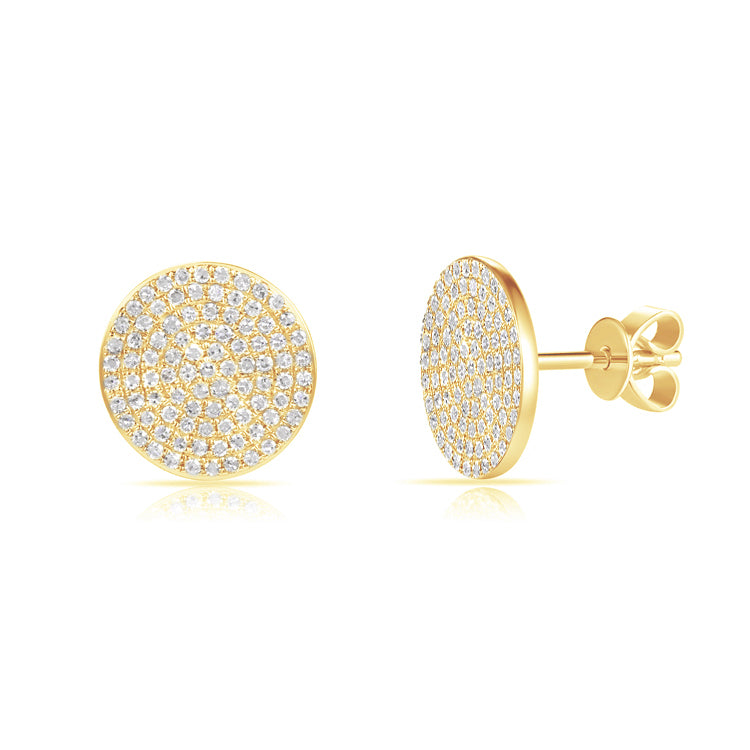 Round Pave Studs