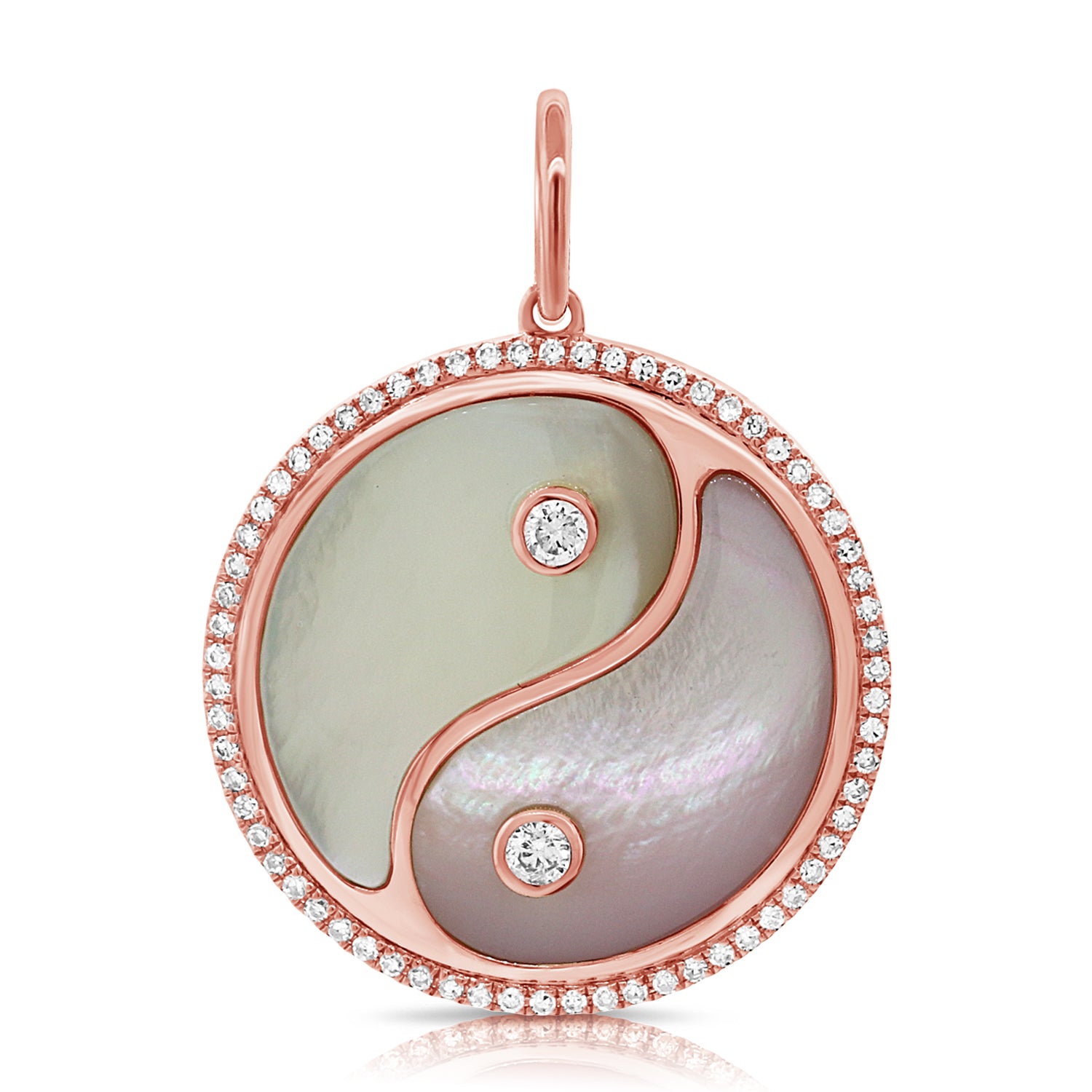 Yin Yang Mother Of Pearl Pendant