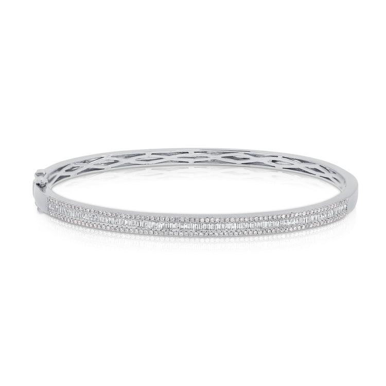 Baguette And Round Bangle