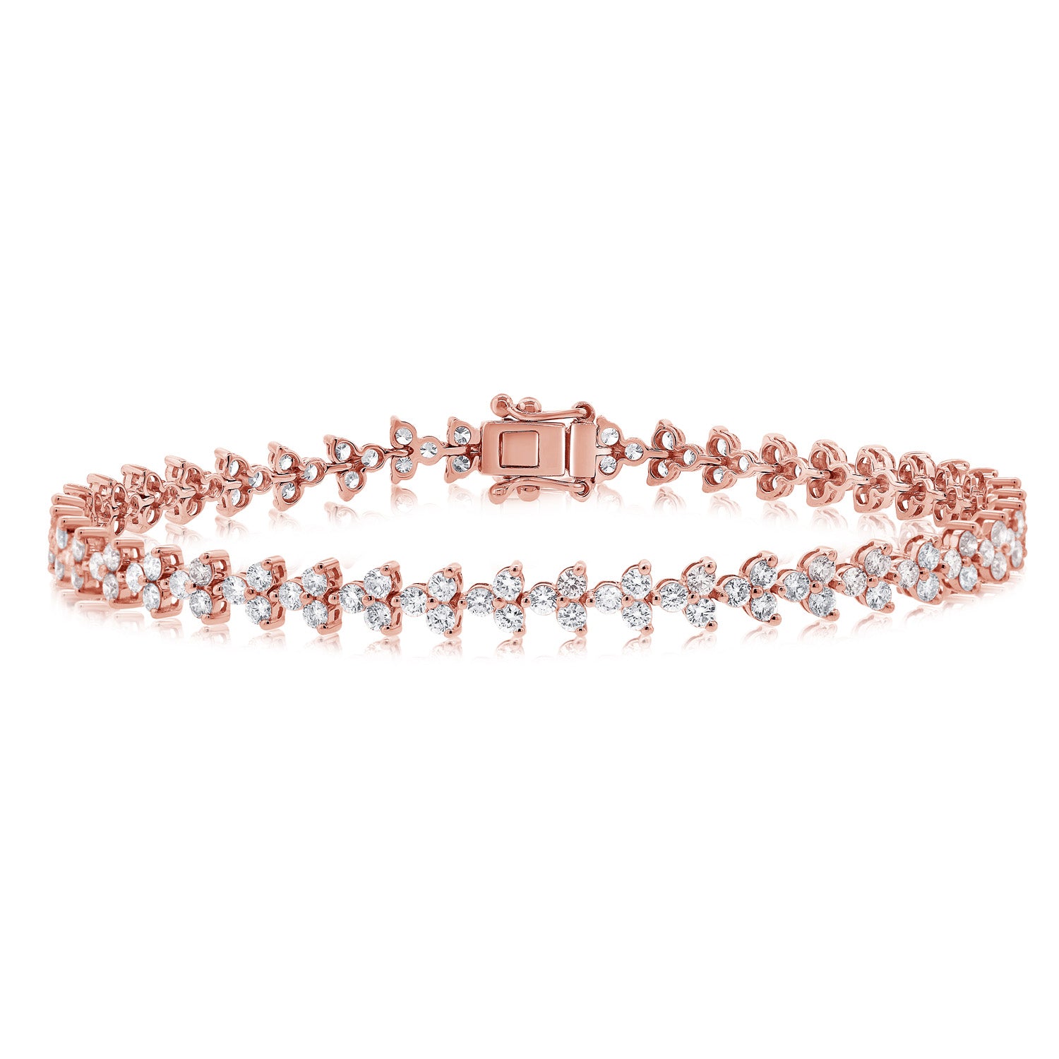 Trio Diamond Tennis Bracelet