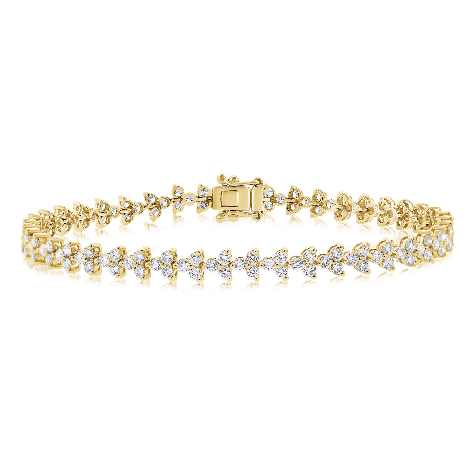 Trio Diamond Tennis Bracelet