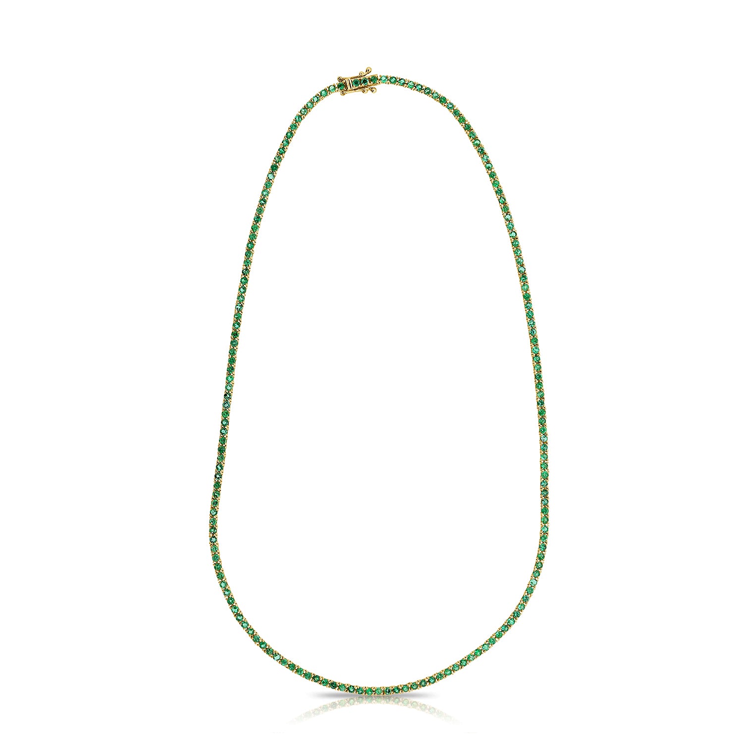 Classic Gemstone Tennis Necklace