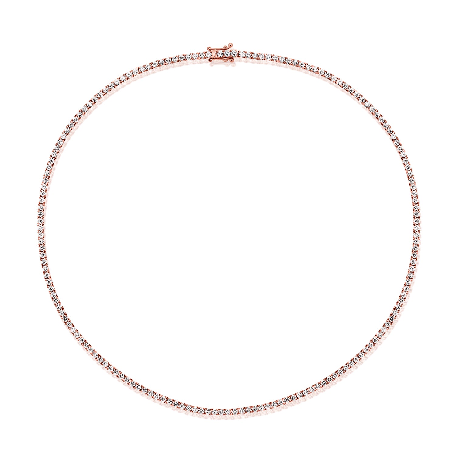 5 Carat Classic Diamond Tennis Necklace