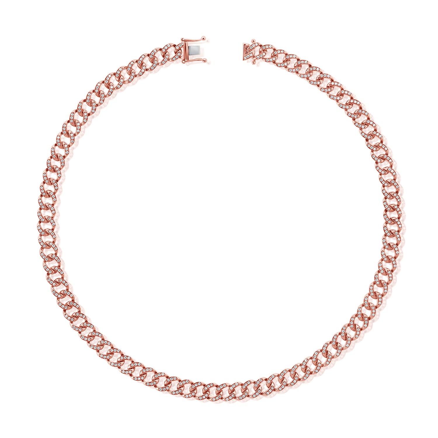 Link Pave Necklace